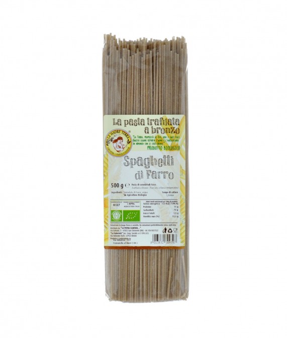 Spaghetti di farro semolato biologici - 500 gr